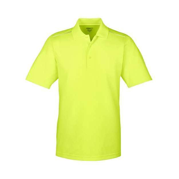 CORE365 Men's Radiant Performance Piqué Polo with Reflective Piping