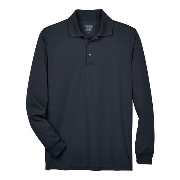 CORE365 Men's Tall Pinnacle Performance Long Sleeve Piqué Polo