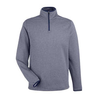 CORE365 Men's Venture Heathered Stripe Quarter-Zip Pullover