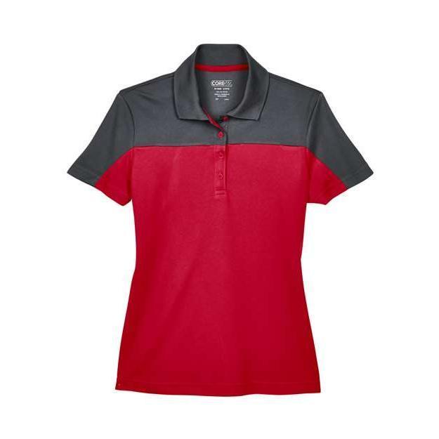 CORE365 Women's Balance Colourblock Performance Piqué Polo