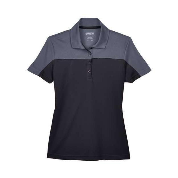CORE365 Women's Balance Colourblock Performance Piqué Polo