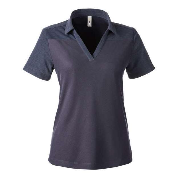 CORE365 Women's Fusion ChromaSoft™ Colourblock Polo