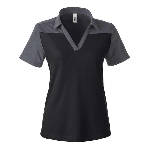 CORE365 Women's Fusion ChromaSoft™ Colourblock Polo