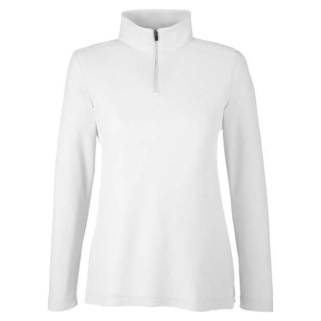 CORE365 Women's Fusion ChromaSoft™ Pique Quarter-Zip Pullover
