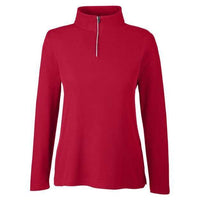 CORE365 Women's Fusion ChromaSoft™ Pique Quarter-Zip Pullover