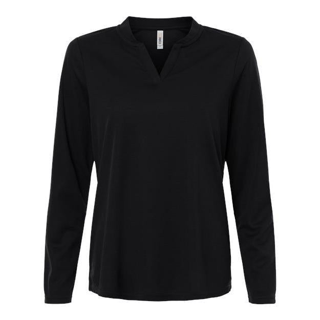 CORE365 Women's Nova Performance Long Sleeve Pique Polo