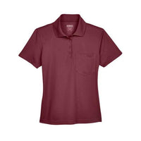 CORE365 Women's Origin Performance Piqué Polo with Pocket