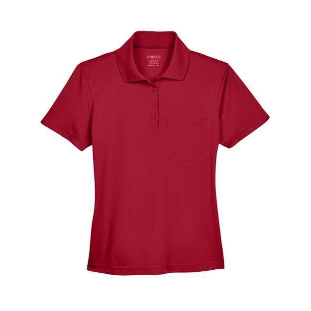 CORE365 Women's Origin Performance Piqué Polo with Pocket