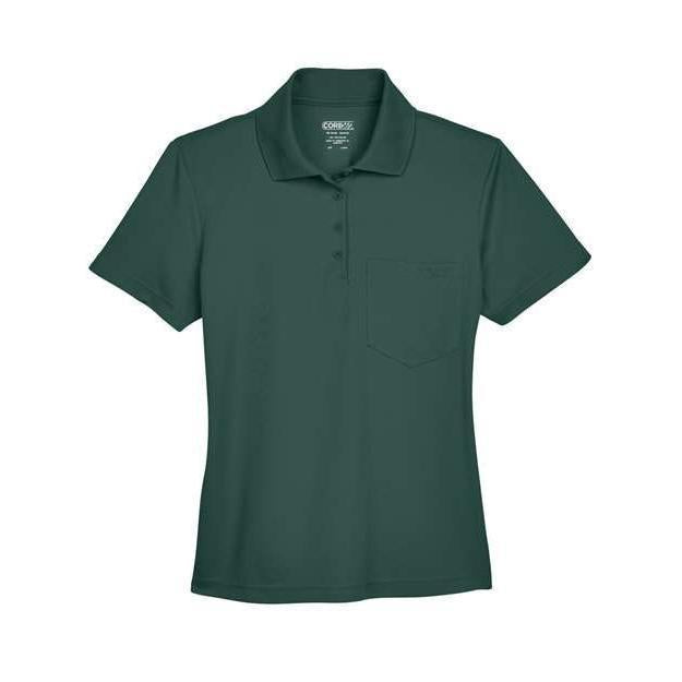 CORE365 Women's Origin Performance Piqué Polo with Pocket