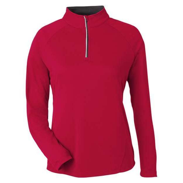CORE365 Women's Origin Performance Pique Quarter-Zip Pullover