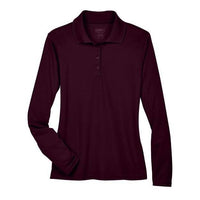 CORE365 Women's Pinnacle Performance Long Sleeve Piqué Polo