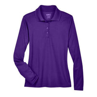 CORE365 Women's Pinnacle Performance Long Sleeve Piqué Polo