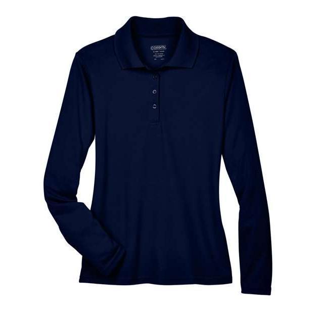 CORE365 Women's Pinnacle Performance Long Sleeve Piqué Polo
