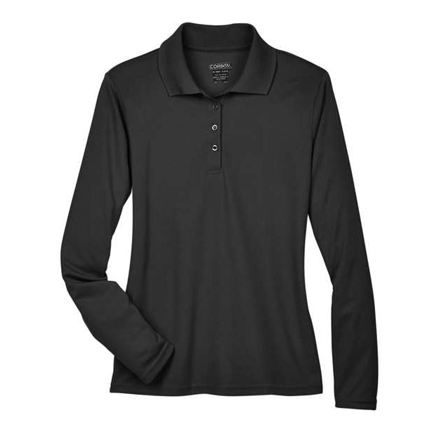 CORE365 Women's Pinnacle Performance Long Sleeve Piqué Polo