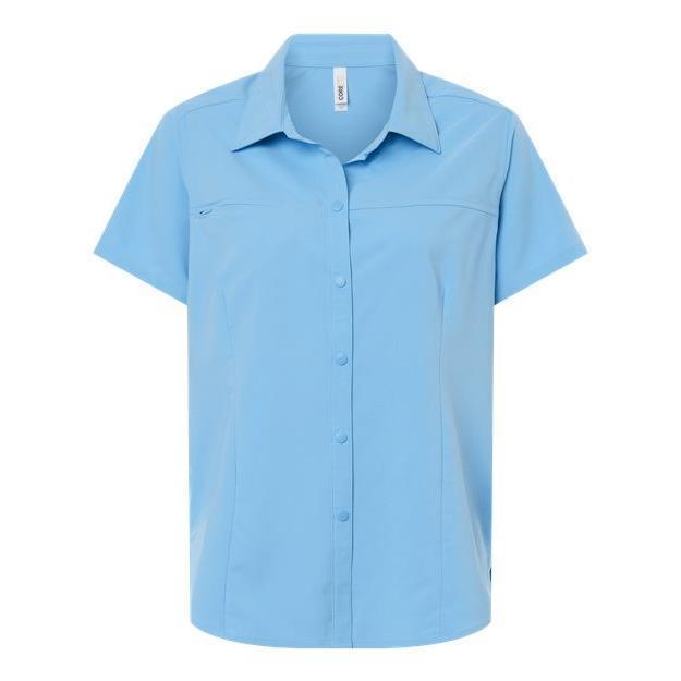 CORE365 Women's UltraUVP Shoreline Short Sleeve Staff Shirt