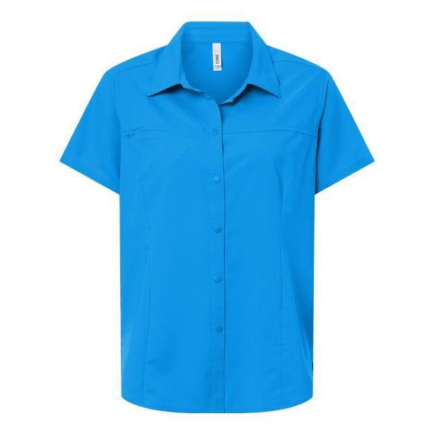 CORE365 Women's UltraUVP Shoreline Short Sleeve Staff Shirt
