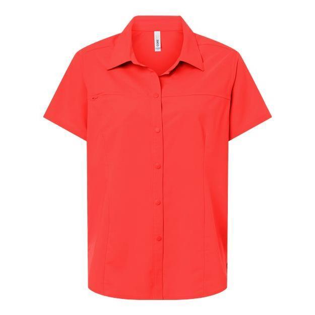 CORE365 Women's UltraUVP Shoreline Short Sleeve Staff Shirt