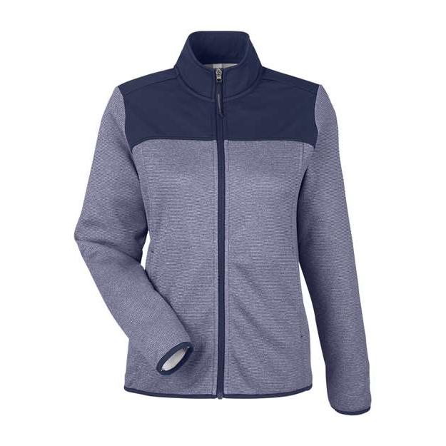 CORE365 - Women's Venture Heathered Stripe Hybrid Jacket