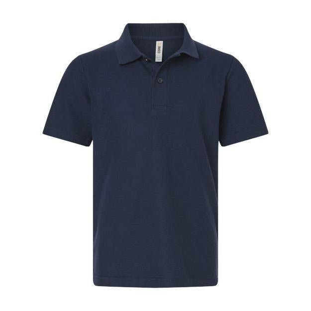 CORE365 Youth Resolve CVC Performance Pique Polo