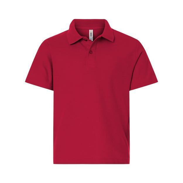 CORE365 Youth Resolve CVC Performance Pique Polo