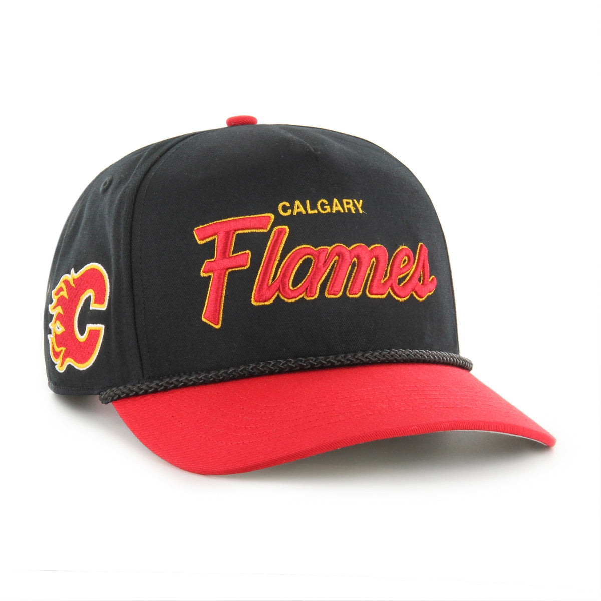 Calgary Flames '47 Crosstown Script Two-Tone Hitch