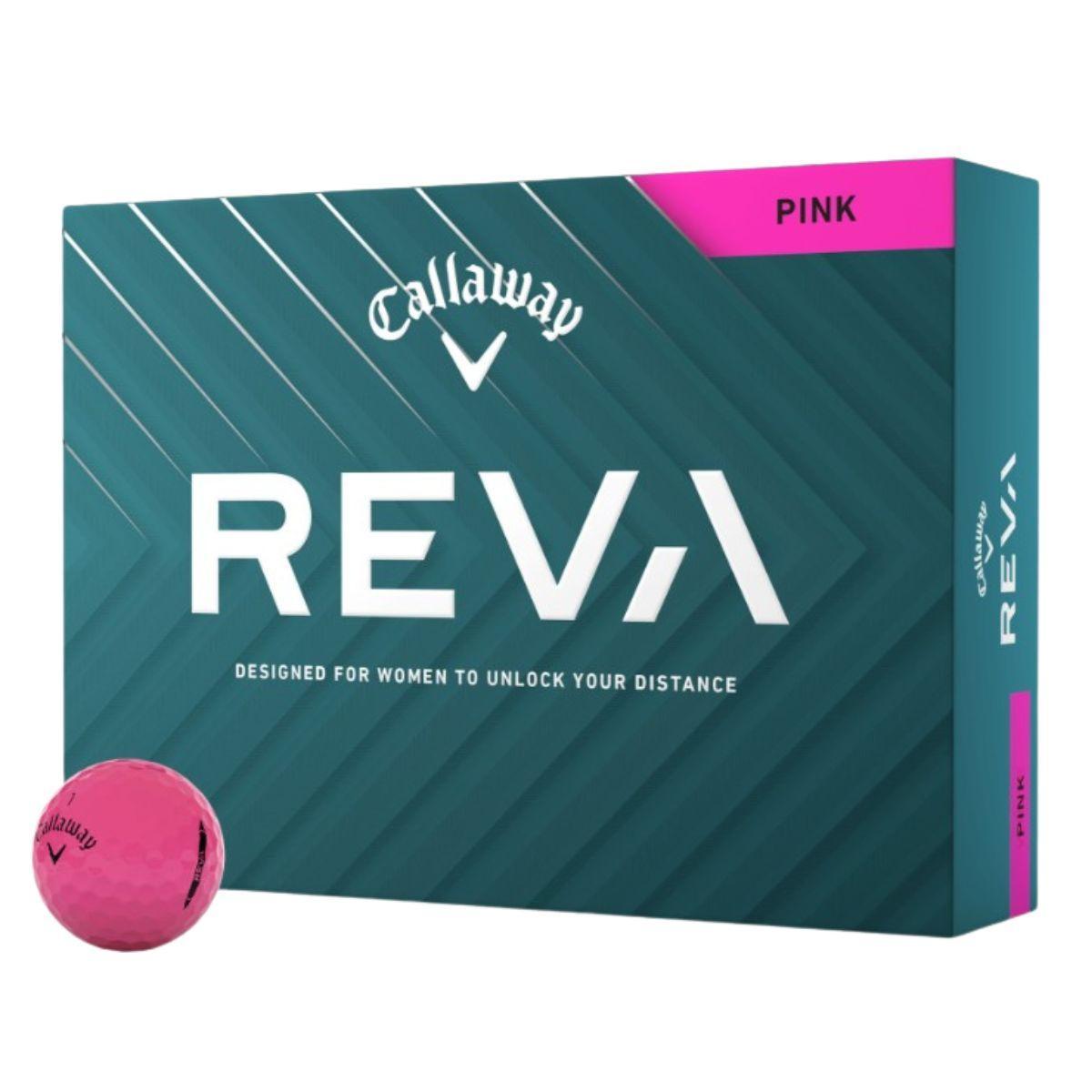 Callaway 2025 REVA Pink Ladies Golf Balls