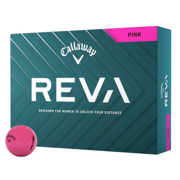 Callaway 2025 REVA Pink Ladies Golf Balls