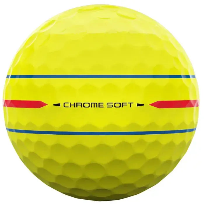 Callaway 2026 Chrome Soft 360 Triple Track Yellow Golf Balls