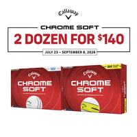 Callaway Chrome Soft Golf Balls Promotion - 2 Dozen for $140