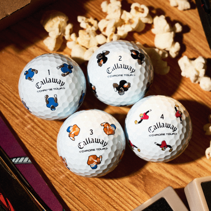 Callaway Chrome Tour Retro Football Golf Balls