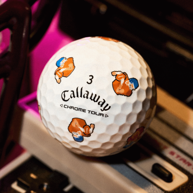 Callaway Chrome Tour Retro Football Golf Balls