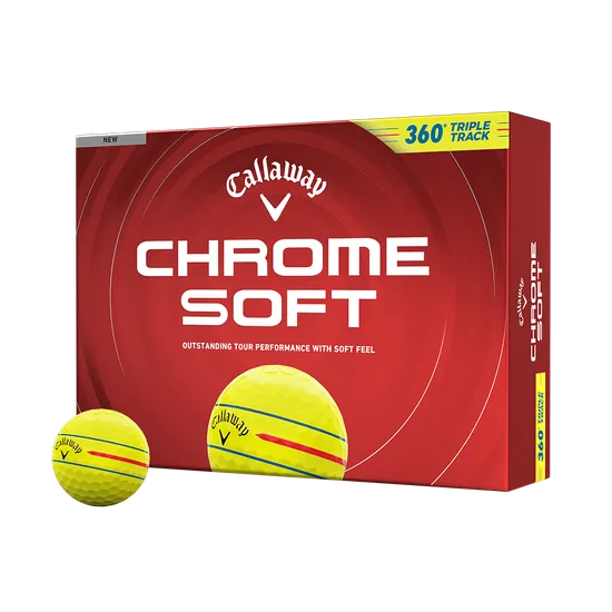 Callaway Chrome Tour Triple Track - Buy 3 Get 1 Dozen Free - Free Personalization