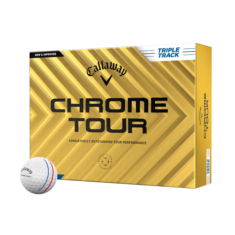 Callaway Chrome Tour Triple Track - Buy 3 Get 1 Dozen Free - Free Personalization