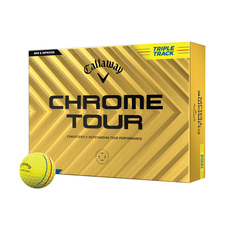 Callaway Chrome Tour Triple Track - Buy 3 Get 1 Dozen Free - Free Personalization