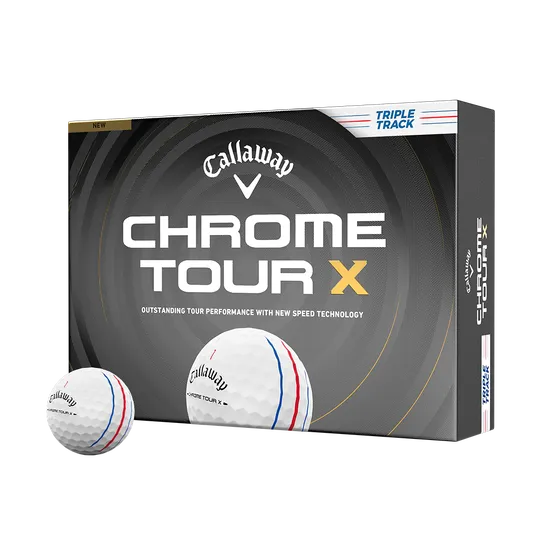 Callaway Chrome Tour X Triple Track - Buy 3 Get 1 Dozen Free - Free Personalization