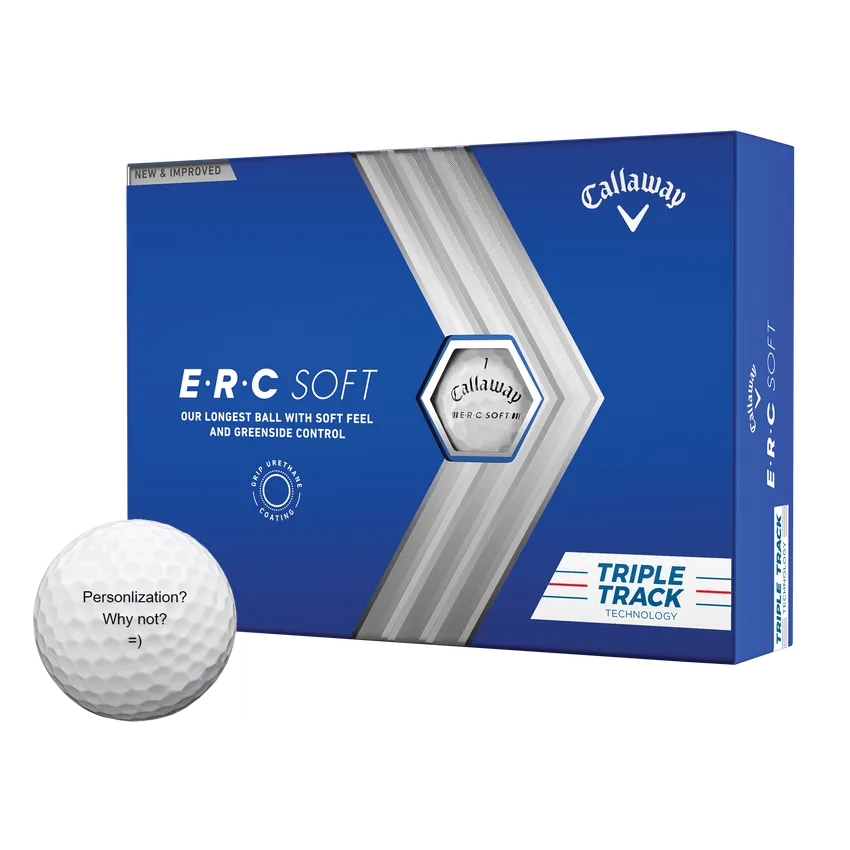 Callaway ERC Soft Triple Track 23 Golf Balls - Personalization
