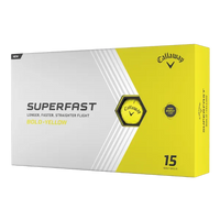 Callaway Superfast 22 Golf Balls - Bold Yellow - 15 Pack