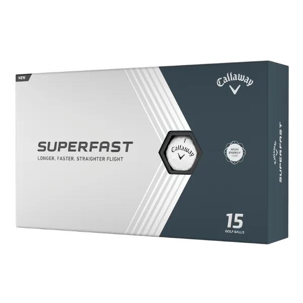 Callaway Superfast 22 Golf Balls - White - 15 Pack