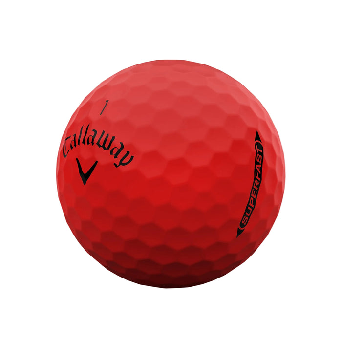 Callaway Superfast Bold Matte Red 15-Pack Golf Balls