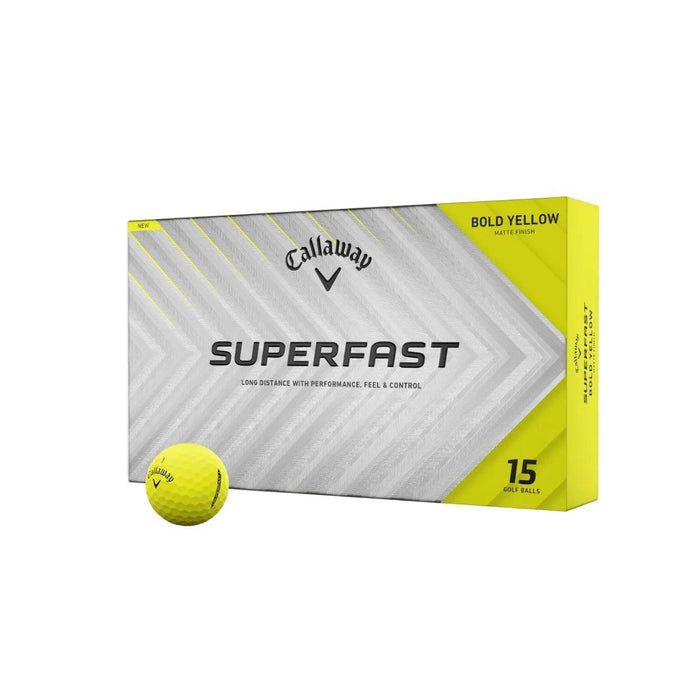 Callaway Superfast Bold Yellow 15-Pack Golf Balls