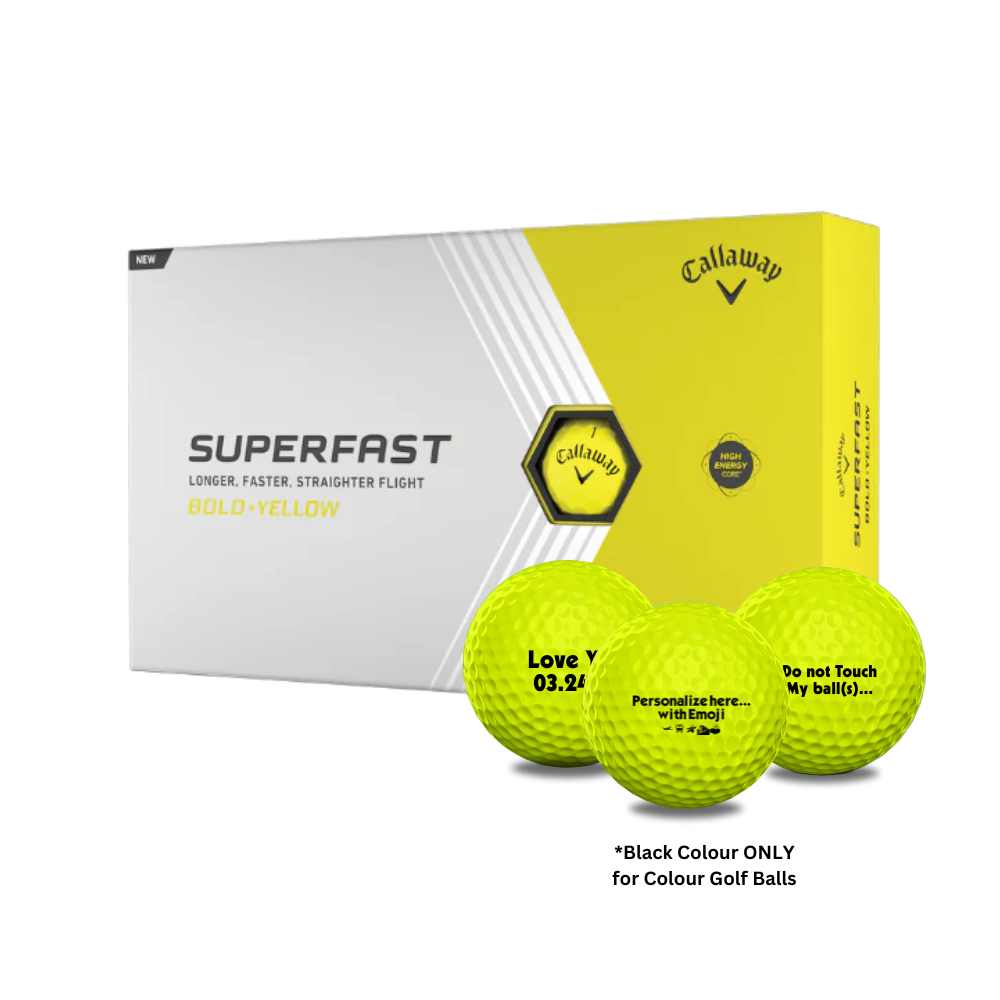 Callaway Superfast Personalized Golf Balls