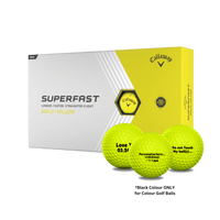 Callaway Superfast Personalized Golf Balls