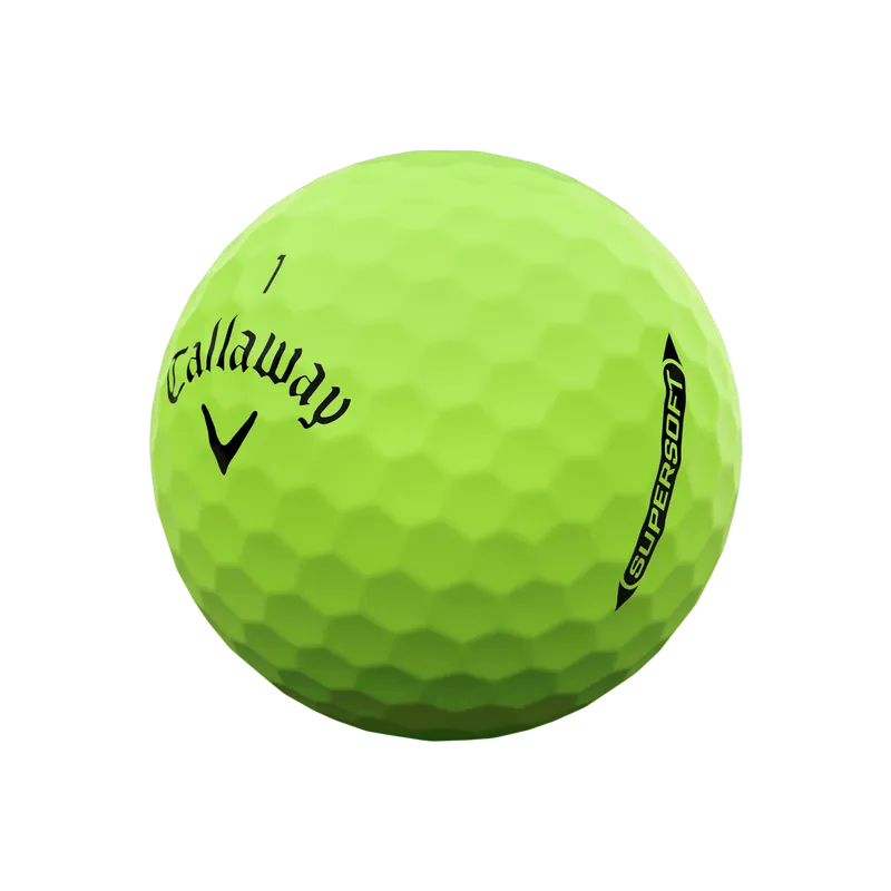 Callaway Supersoft Golf Balls - Matte Green - One Dozen