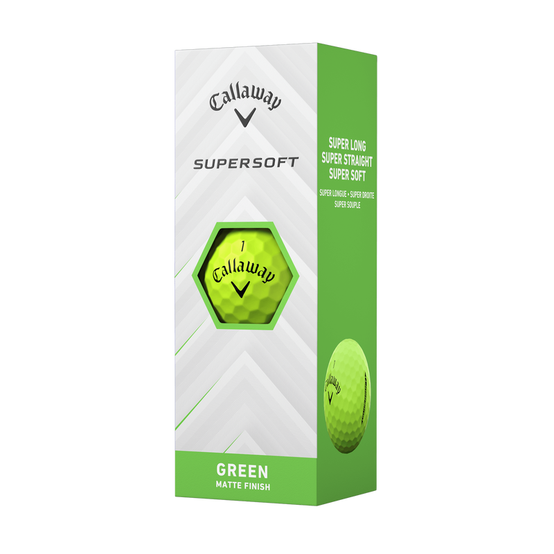 Callaway Supersoft Golf Balls - Matte Green - 2-Pack