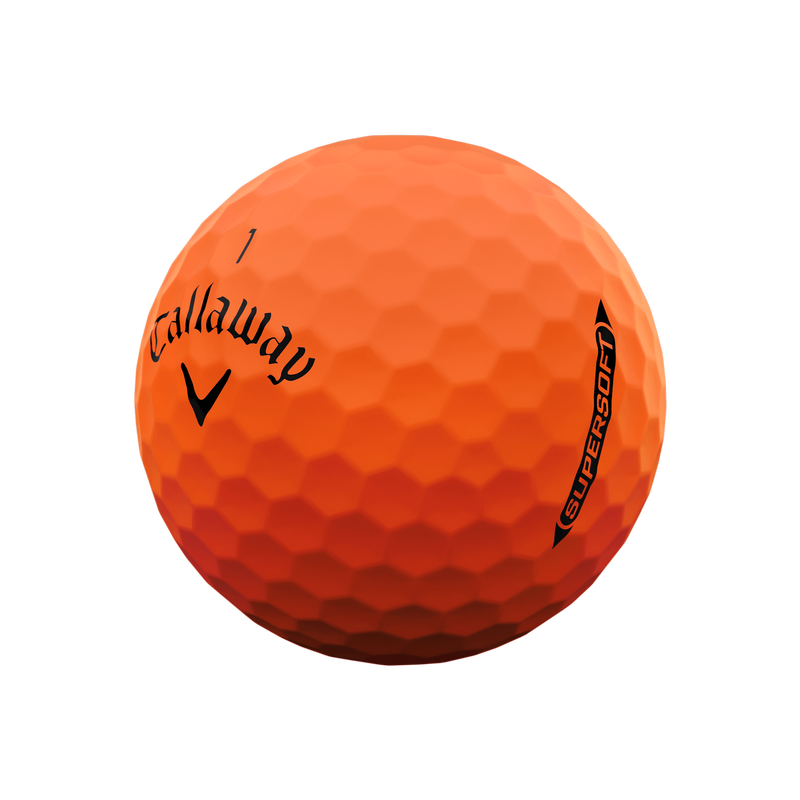 Callaway Supersoft Golf Balls - Matte Orange - One Dozen