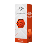 Callaway Supersoft Golf Balls - Matte Orange - One Dozen