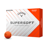 Callaway Supersoft Golf Balls - Matte Orange - One Dozen