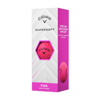 Callaway Supersoft Golf Balls - Matte Pink - 2 Dozen Pack