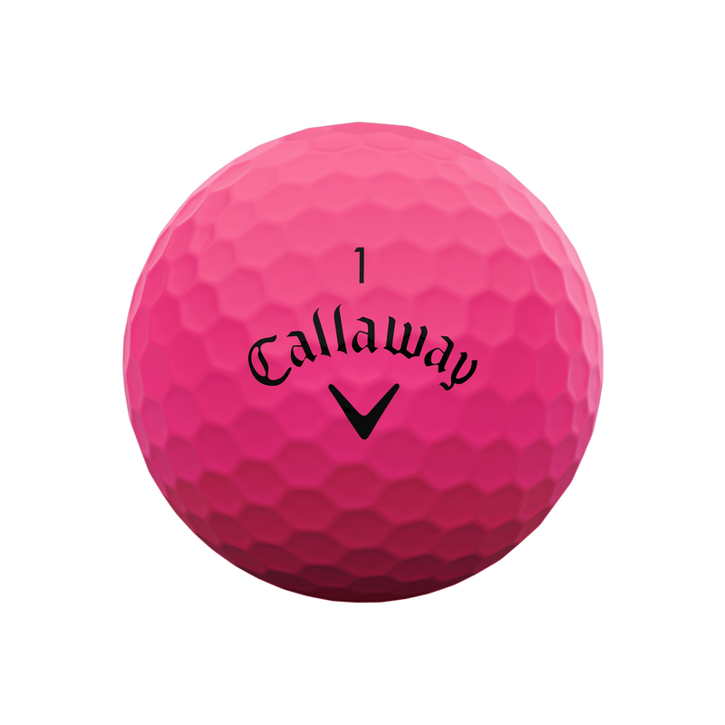 Callaway Supersoft Golf Balls - Matte Pink - 2 Dozen Pack