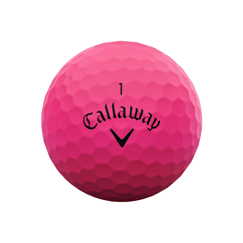 Callaway Supersoft Golf Balls - Matte Pink - 2 Dozen Pack